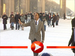 Will Smith lädt zum Photocall vor dem Brandenburger Tor