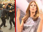 Eva Mendes in Berlin: Viele Fans und ein Randalierer!