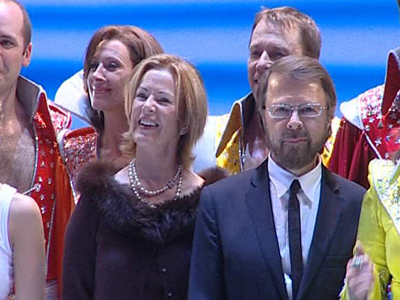 Bjoern Ulvaeus and Anni-Frid Reuss