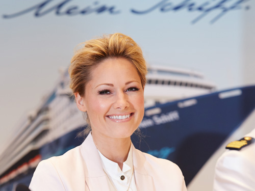 Helene Fischer bei der "Mein Schiff 3"-Taufe